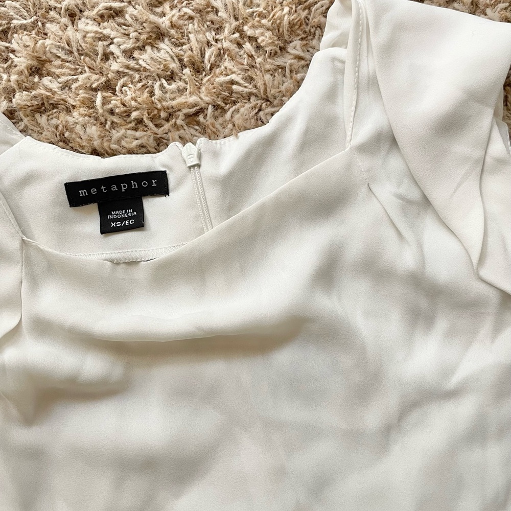 Metaphor Ivory Blouse